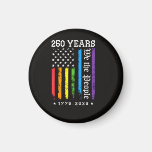 Íman 250 Anos de 250º Aniversário Americano LGBT Pr