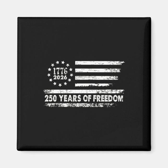 Íman 250 Anos De Liberdade 1776 2026  (Frente)