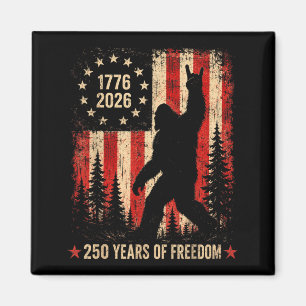 Íman 250 Anos Pé Grande Americano Patriótico 1776-2026