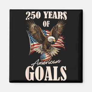 Íman 250 Anos Usa Futebol Águia Aniversário 250º 4º