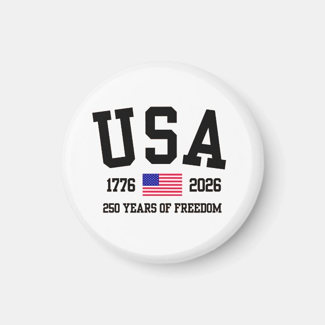 Íman 250th Anniversary United States (Frente)