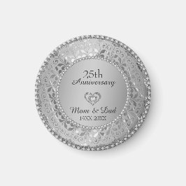 Íman 25 de Cinza de das de Silver