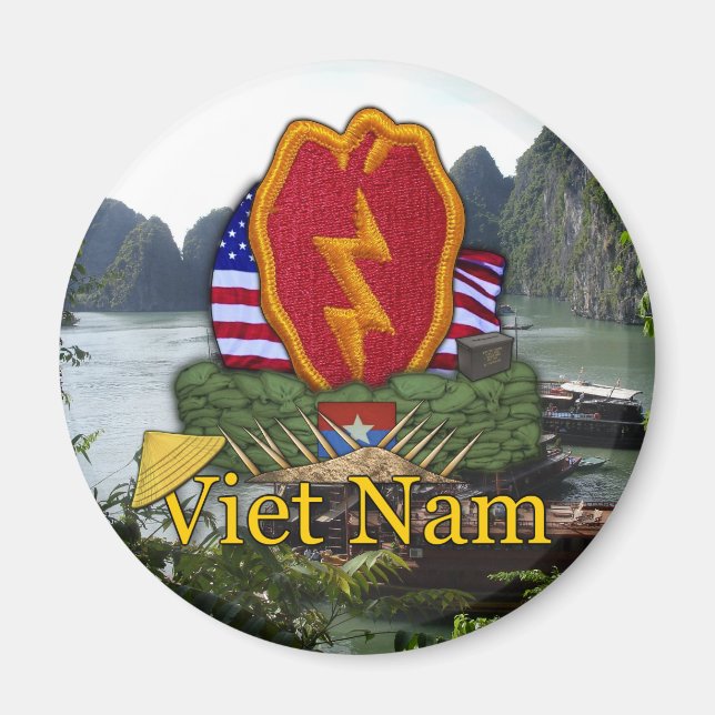 Íman 25 ID Infantaria divisão vietnam war vets (Frente)