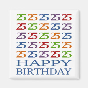 Íman 25o aniversário feliz!