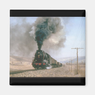 Íman 2-10-0 nenhumas 56309 cruzes os trens do