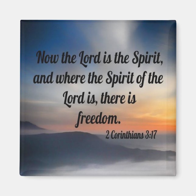 Íman 2 Corinthians 3:17 (Frente)