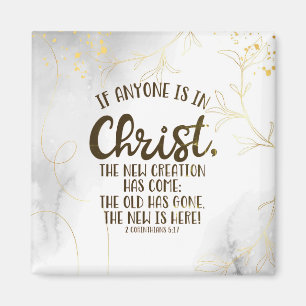 Íman 2 Corintianos 5:17 Se alguém estiver no Cristo