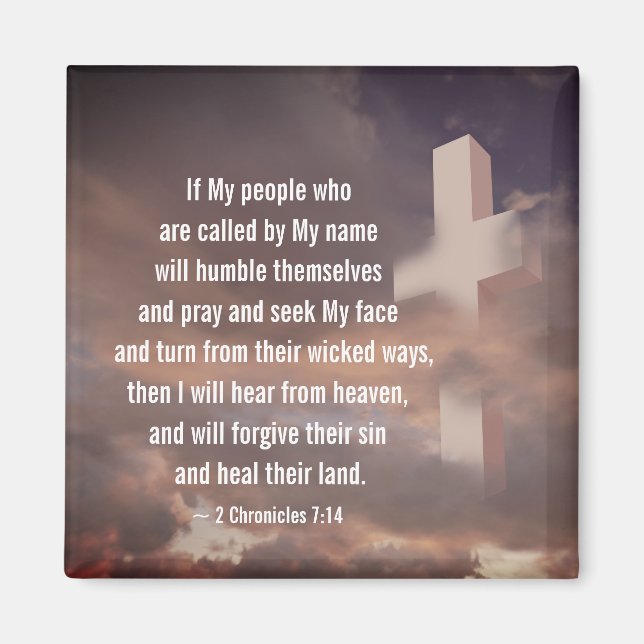 Íman 2 Crônicas 7:14 Se minhas Pessoas rezarem (Frente)