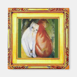 Íman 2 gatos por Franz Marc