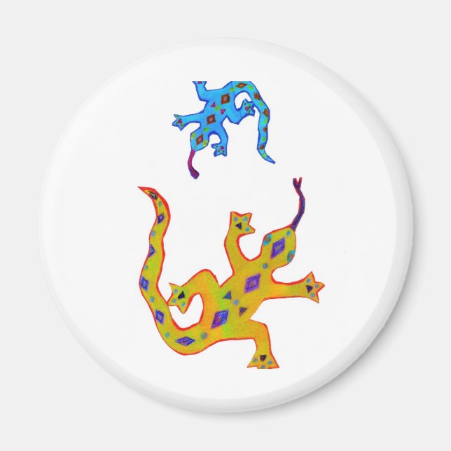 Íman 2 Geckos (Frente)
