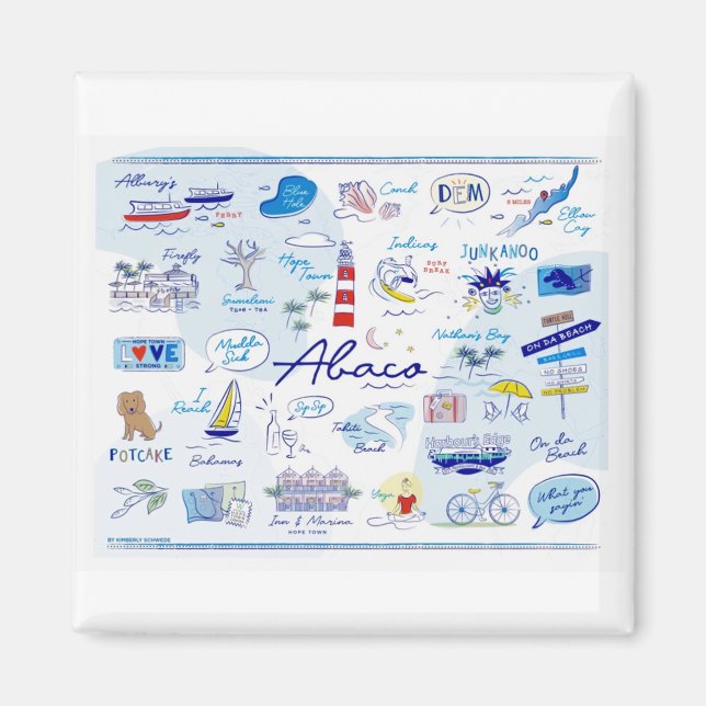 Íman 2 " Magnet - "O ABC da Cidade Esperança" (Frente)