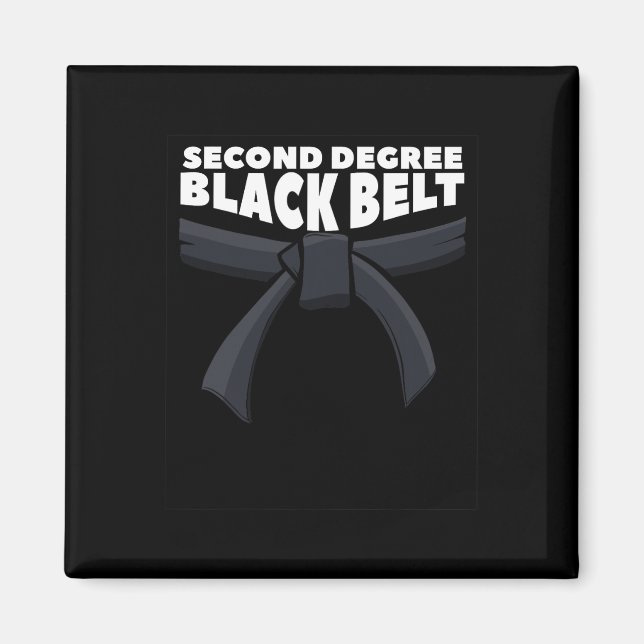 Íman 2.o Grau Black Belt Arts Martial Arts Karate 1 (Frente)