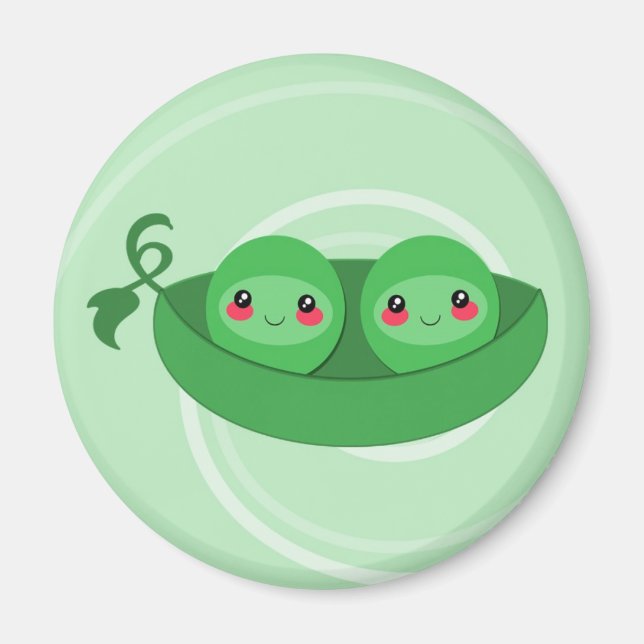 Íman 2 PEAS num POD - ímã (Frente)