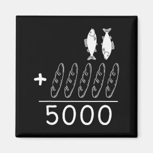 Íman 2 Peixes 5 Pães Jesus Alimenta Os 5000 B