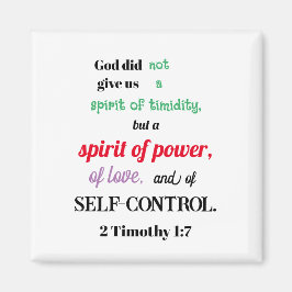 Íman 2 Timothy 1:7 Não Timid Christian