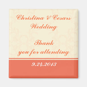 Íman 2"x2" Anúncio Magnet Pinkish/Peach - Scr Formal