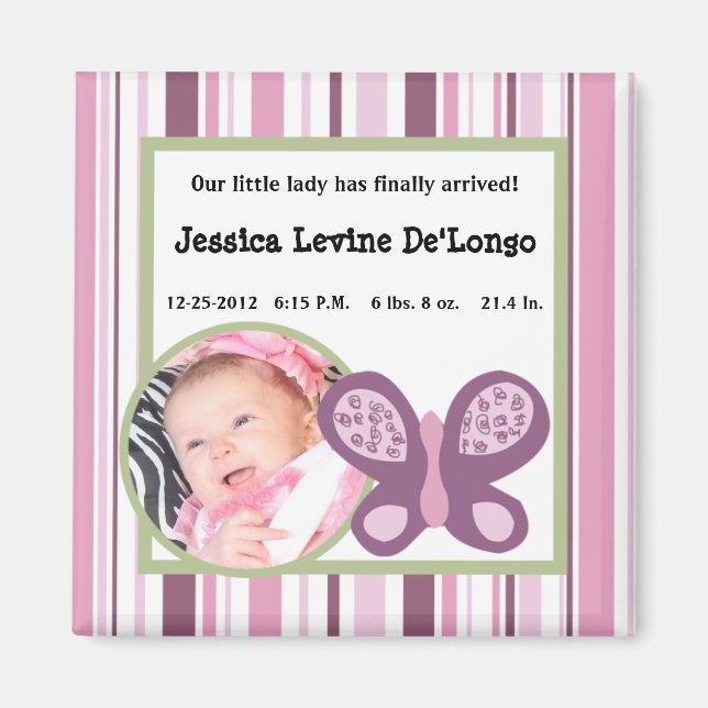 Íman 2"x2" Anúncio Mercado de Açúcar de Magneta Borbole (Frente)