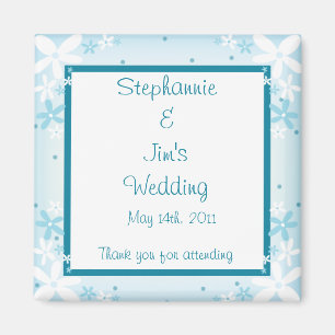 Íman 2"x2" Aumentações Azuis do Magnet