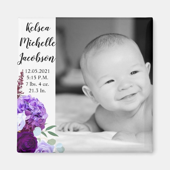 Íman 2"x2" Lavanda do anseio (Frente)