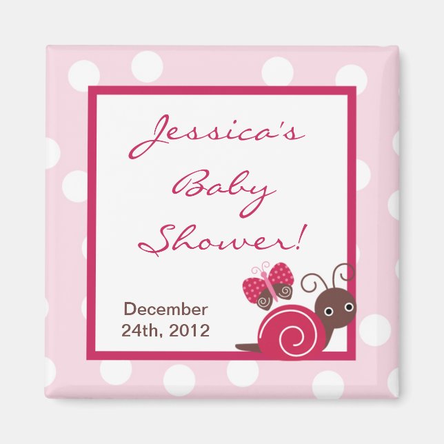 Íman 2 x2" Magnet Favor Berry Garden Lady Bug (Frente)