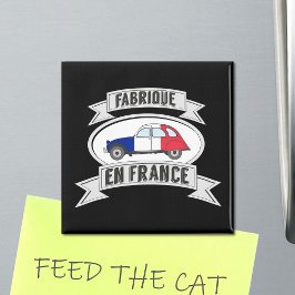 Íman 2CV Crachá de bandeira francês fabricado na França