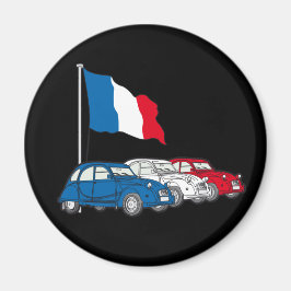 Íman 2CV Deux Chevaux Sinalizador Tricolore Francês