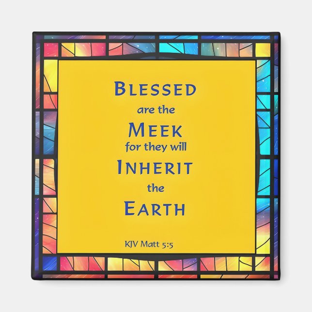 Íman 3ª Beatidão do Sermão de Jesus no Monte (Frente)