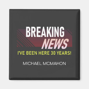 Íman 30 de Funcionário do Aniversário de Trabalho de 30