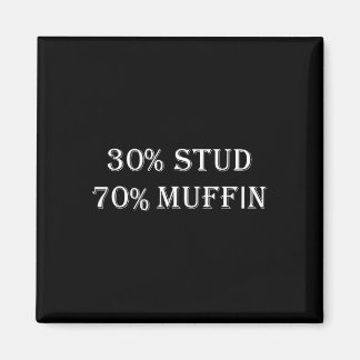 Íman 30% Garanhão 70% Muffin Frases Engraçadas de Dia d