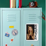 Íman 30th Birthday Photo college Party<br><div class="desc">Birthday Photo Keepsake Magnet Celebrate a birthday with this personalised photo keepsake magnet, featuring a modern rectangular photo frame with “BIRTHDAY” cut out along the side. Upload your favourite photo and customise the text [Name]’s xxth to create a meaningful and memorable keepsake for family members. Perfect for parents, grandparents, and...</div>