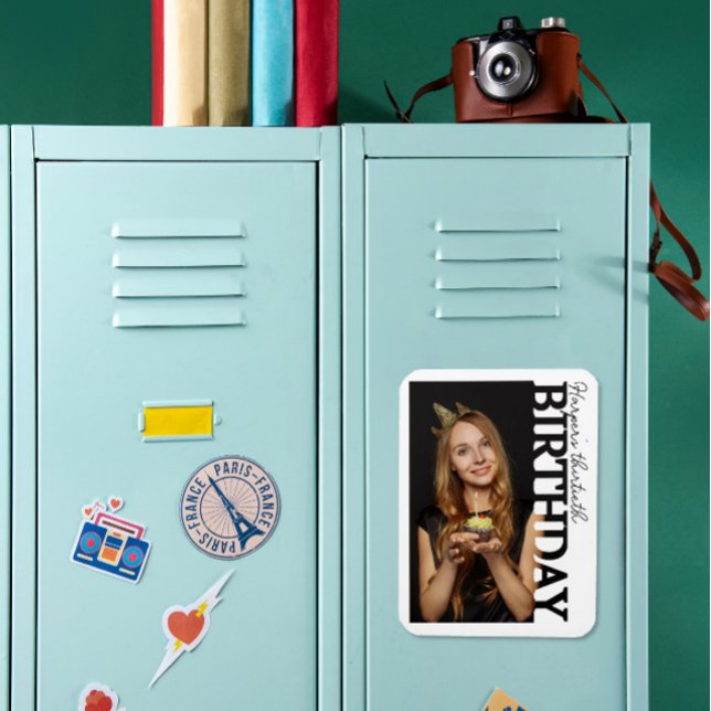 Íman 30th Birthday Photo college Party  (Criador carregado)