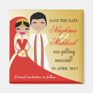 Íman 311 Noiva de Bela Indiana com o Groom