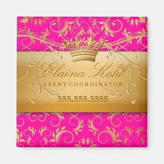 Íman 311-Ouro diVine Business Magnet Pink