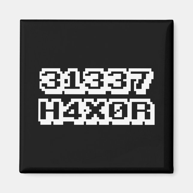 ÍMAN 31337 H4X0R (Frente)