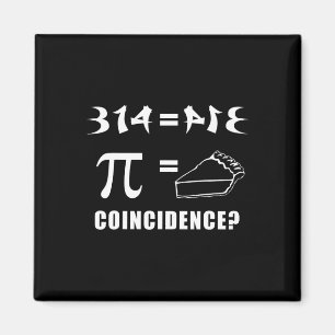 Íman 314 (pi) Coincidência Pie Igual Feliz Dia Pi 3-14
