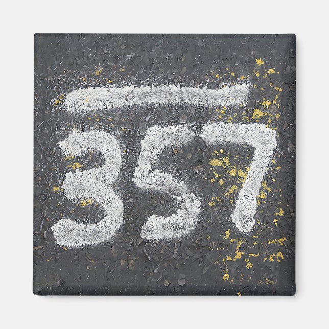 Íman 357 Mason's and Angel Number (Frente)