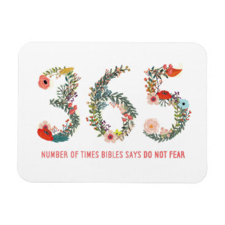 Íman 365 Vezes, Não Tenha Medo, Poster De Arte Floral