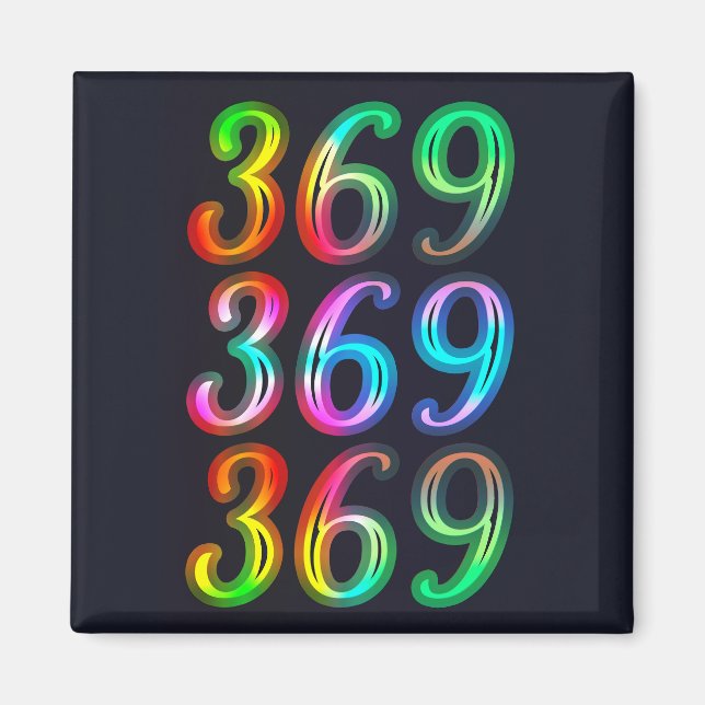 Íman 369 números (Frente)