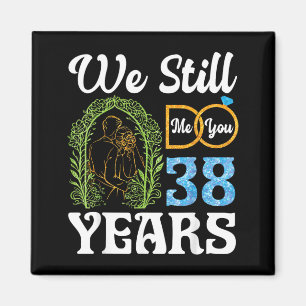 Íman 38 Anos Feliz 38º Aniversário de Casamento Casais