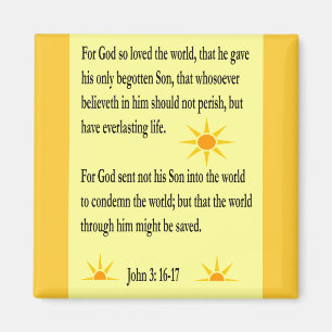 Íman 3:16 de John - ímã 17