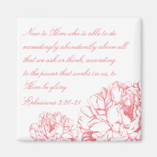Íman 3:20 de Ephesians da peônia