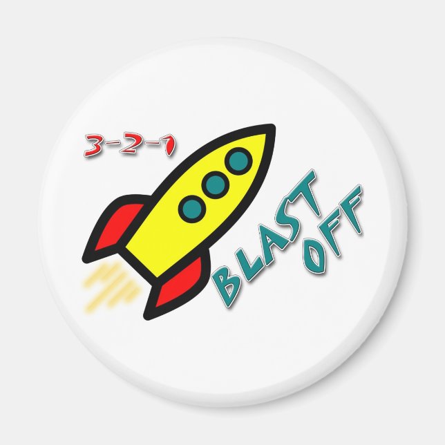 ÍMAN 3-2-1 BLAST OFF (Frente)