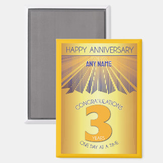 Íman 3 Anos | Golden Ray 12 Passos NOME PERSONALIZADO