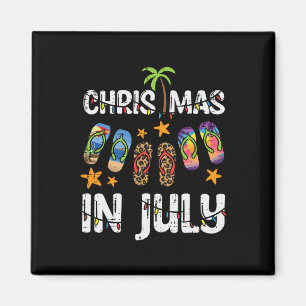 Íman 3 Chinelos de Natal Em Julho Verão Xmas Praia W
