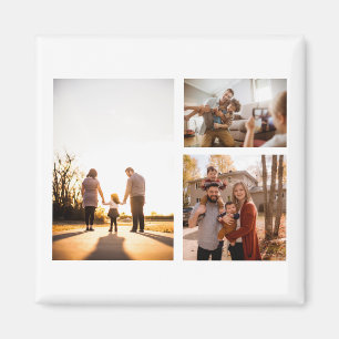 Íman 3 Colagem Personalizada de Fotos