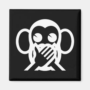 Íman 3 Macacos Sábios Iwazaru 言 わ ざ る Fala NO