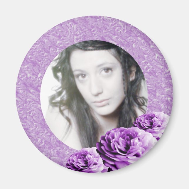 Íman 3 Rosas/Foto (Frente)