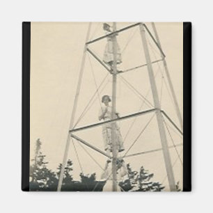 Íman 3 senhoras que climbling a torre