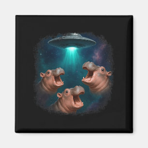 Íman 3 Ufo Bebê Quadril Divertido Hiptamus Gráfico Aman