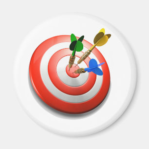 Íman 3D arremessa o ímã do BullsEYE